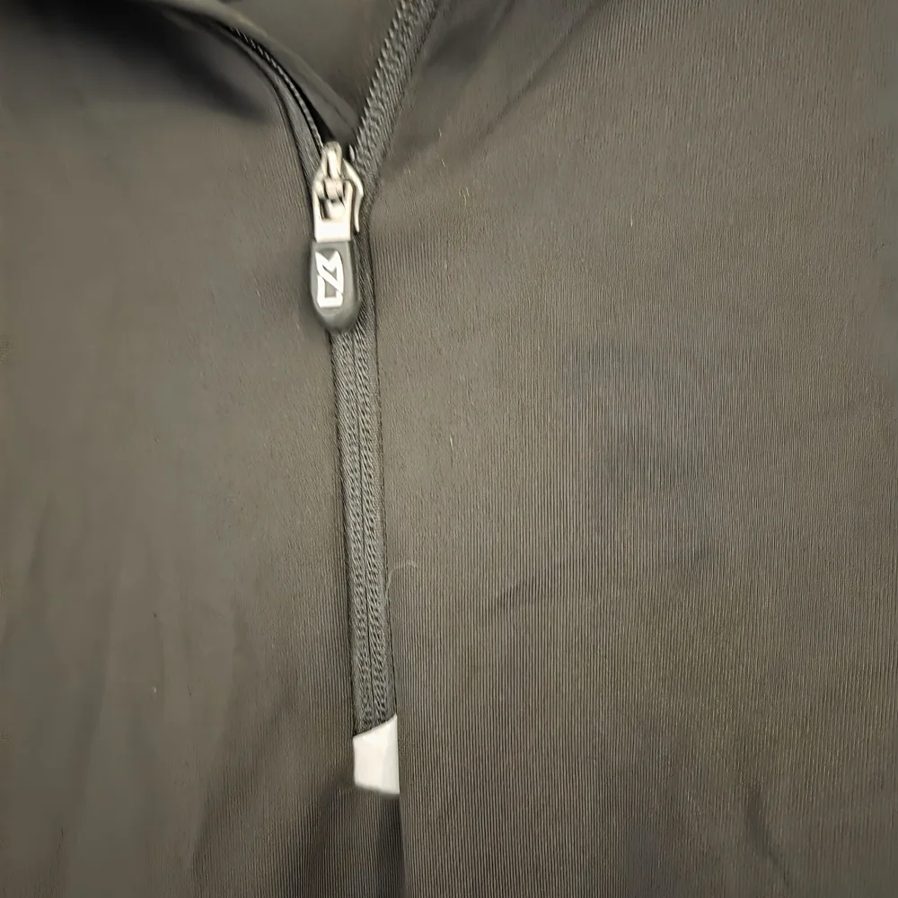 Cutter & Buck Black Quarter-Zip Pullover Drytec 50+ Upf XL Extra Large